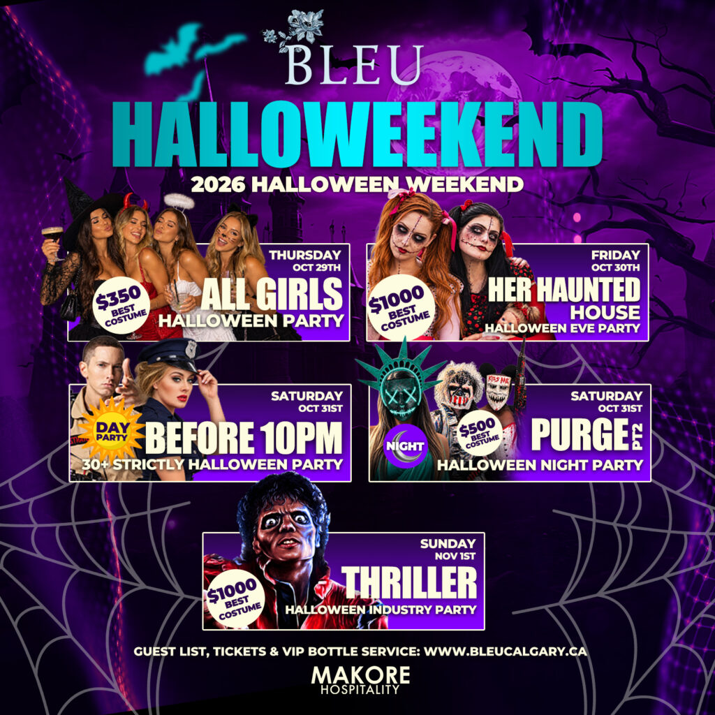 BLEU HALOWEEN CALENDAR SQAURE